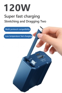 Retractable Metal 4-in-1 Car Charger – Super Fast Charge