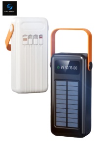 Skyseido Solar Power Bank with Built-in Cable