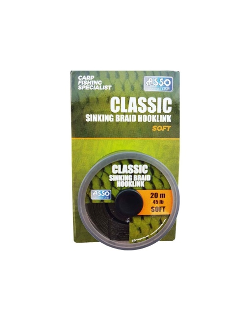 Fir Forfac Asso Classic Soft Sinking Braid Hooklink 15lb 20m