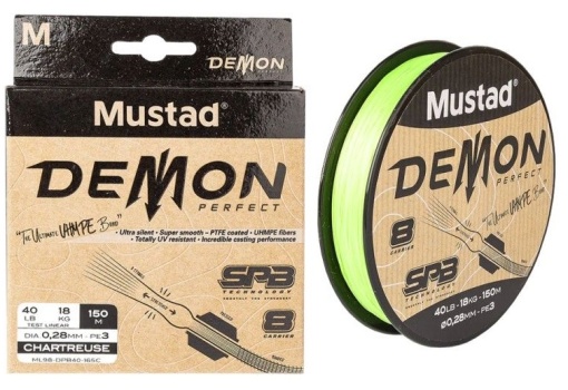 Fir Textil Mustad Demon 8 Braid C 150m