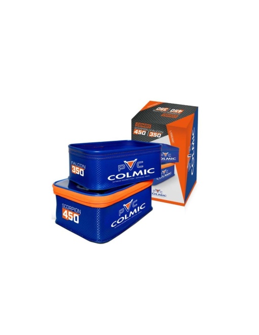 Set Borseta si Bac Nada PVC Colmic Scorpion 450 + Falcon 350