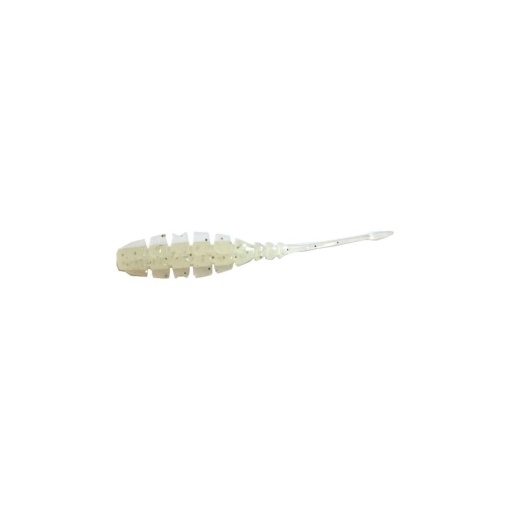 Vierme Mustad Aji Micro Naf White Glow Glitter 5cm 10buc