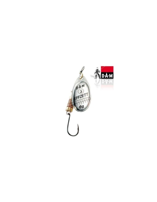DAM Effzett Spinner with Single Hook Silver 3g
