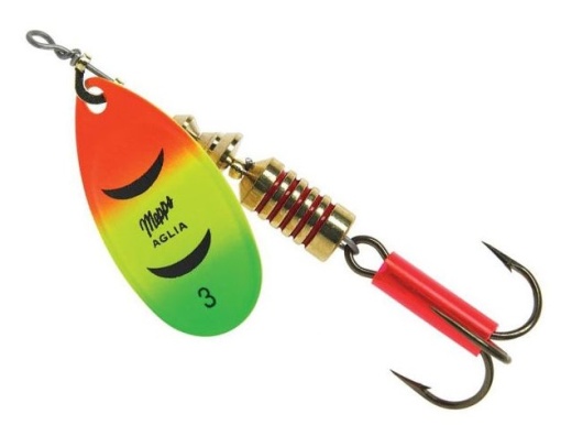 Rotativa Mepps Aglia Fluo Tiger Nr.3 6.5g