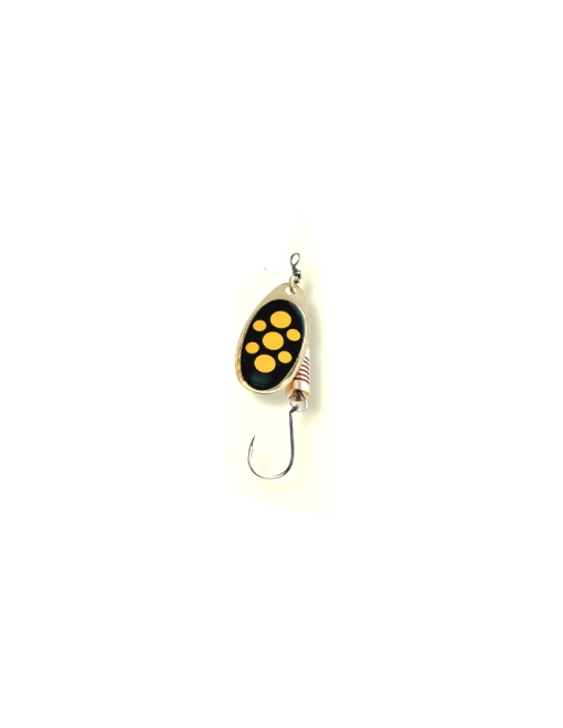 Rotativa DAM Effzett Spinner with Single Hook Blacky Nr.1 3g