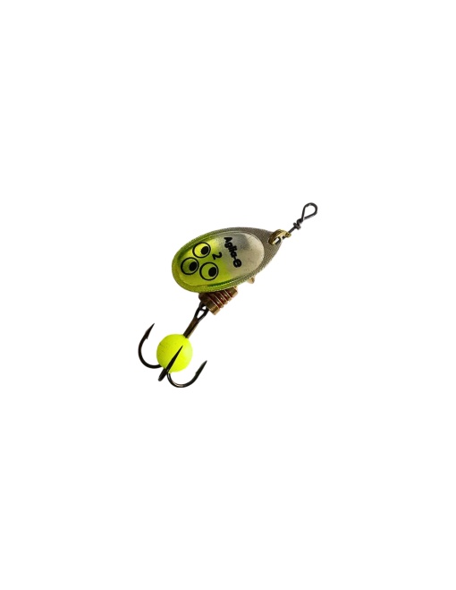Rotativa Mepps Aglia-e Brite Argint Chartreuse 6.5g Nr.3