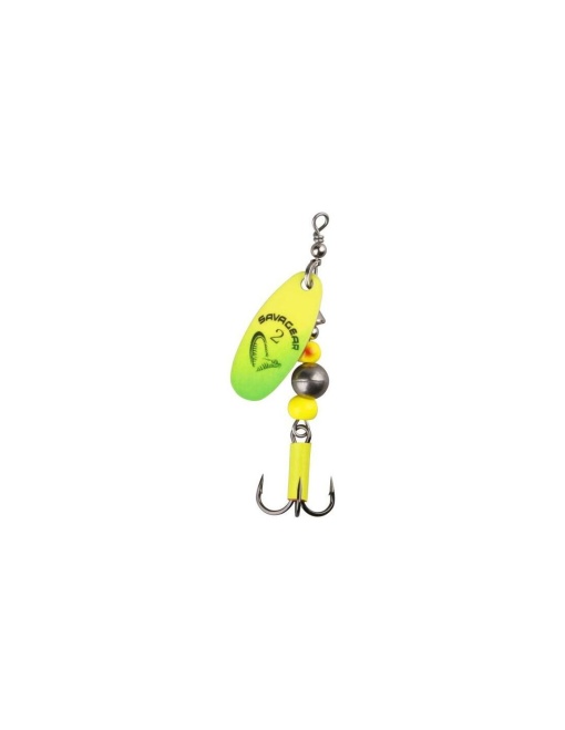 Rotativa Savage Gear Caviar Fluo Tellow Chartreuse Nr.3 9.5g