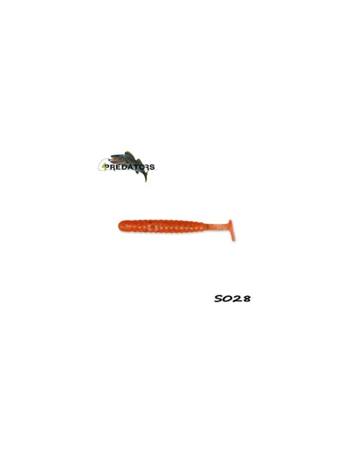 Shad 4Predators Worm Shad Magic Carrot 8cm (6buc)