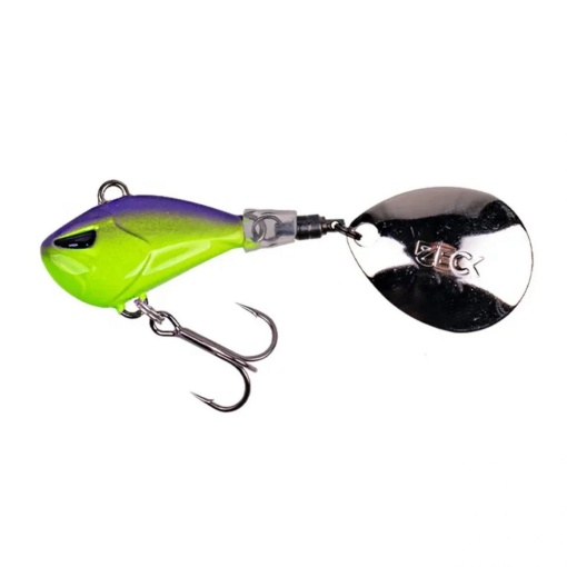 Spinnertail Zeck Rogue Runner Purple Chartreuse 10g