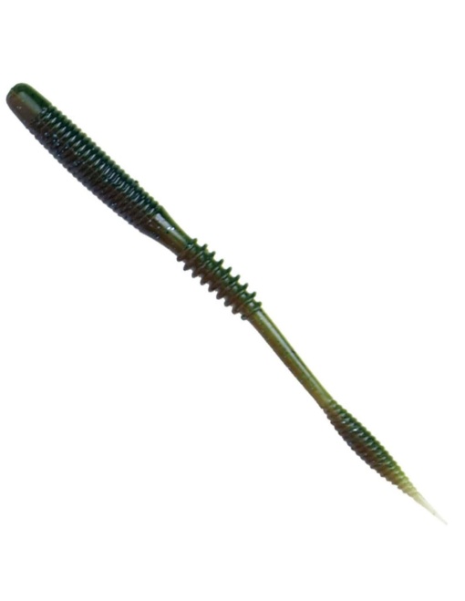 Naluca Offset Vierme Shiver Tail Worm Green Weenie 11.5cm