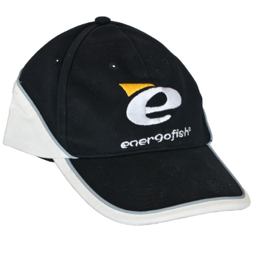 Sapca Energofish Negru Alb Logo Frontal