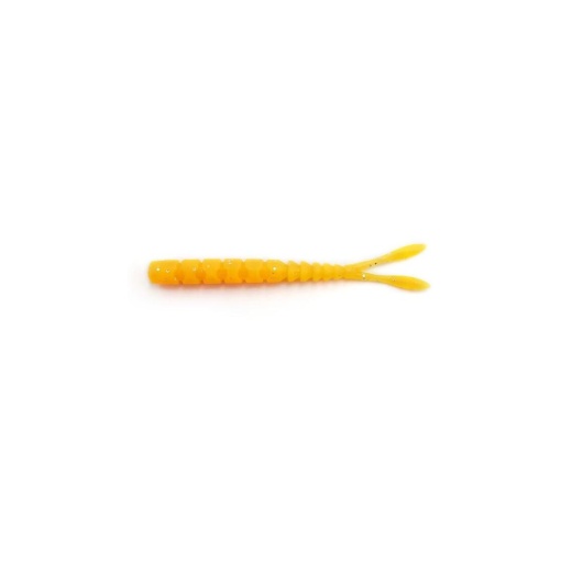 Vierme Mustad Aji Micro Pilo Orange Glow Glitter 5cm 15+1buc
