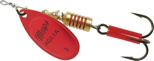 Rotativa Mepps Aglia Fluo Rosie Blister Nr.4 9g