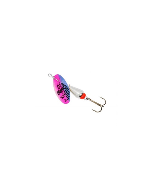 Rotativa Mepps XD Trio Fluo Curcubeu 2.5g Nr.0