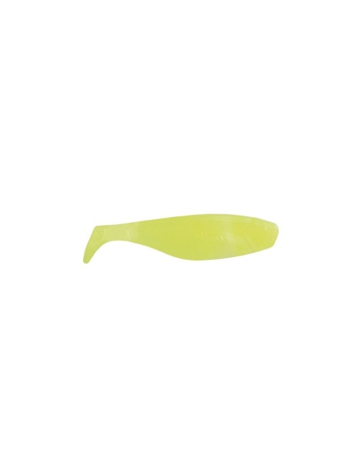 Shad Manns Alb Sidef Galben Fluo LS 8cm 5buc