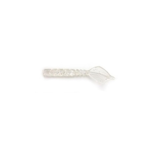 Vierme Mustad Aji Micro Hila Clear Silver Glitter 4.3cm 12+1buc