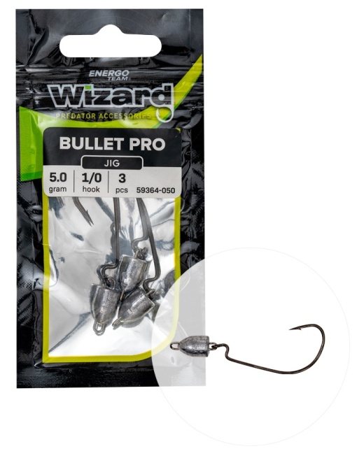 Carlige Offset Lestate Wizard Bullet Pro 3buc