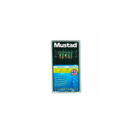 Taparine Scrumbie Mustad Sabiki BC Verde Nr.8 5buc