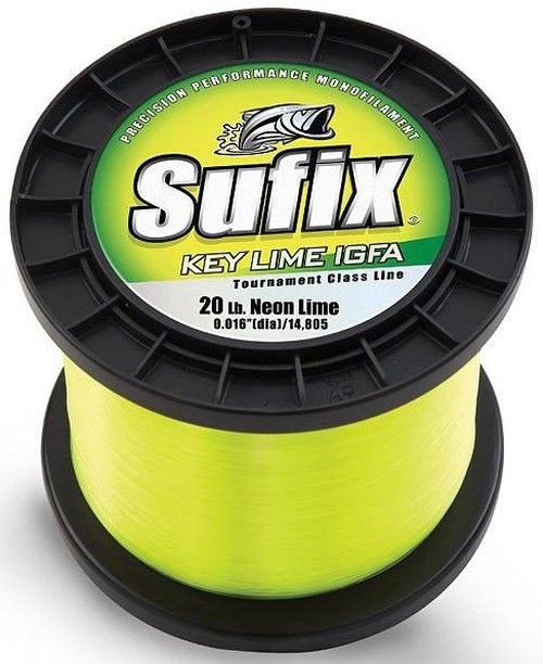 Fir Monofilament Sufix Key Lime IGFA Neon Lime 600m
