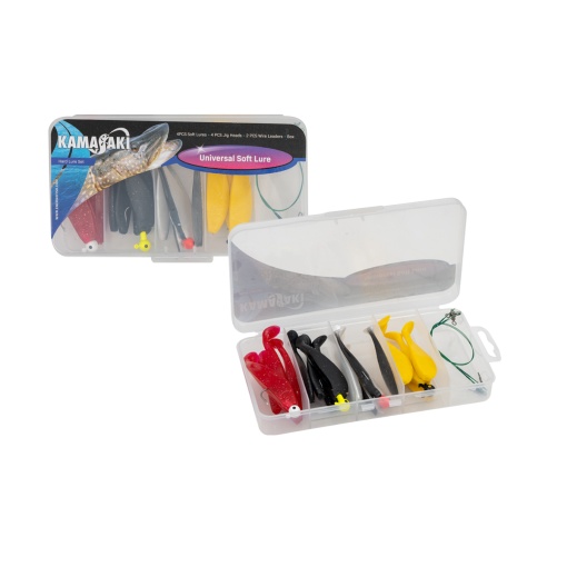Set Pescuit Salau cu Shaduri si Jiguri 16+4+2