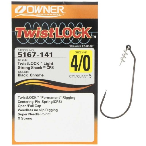 Carlige Offset Owner Twist Lock Gary Yamamoto
