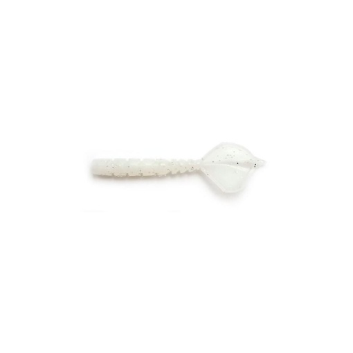 Vierme Mustad Aji Micro Hila White Glow Glitter 4.3cm 12+1buc