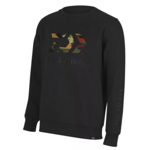 Bluza Pescuit Daiwa D-Vec Crew Neck Camo Charcoal - Img 2