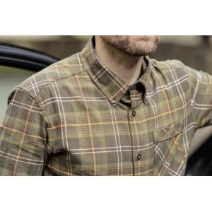 Camasa Vanator Blaser Julian Flannel Green Orange - Img 6