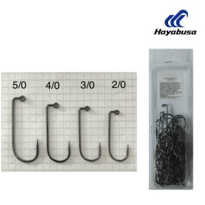 Carlige Jig Hayabusa 151 Black Nickel 50buc - detaliu produs
