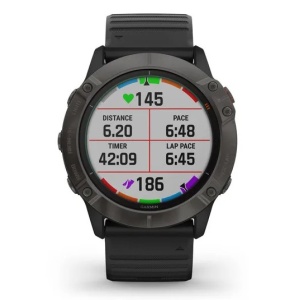 Ceas Garmin Fenix 6x Pro Solar Edition Carbon Black - Fisela