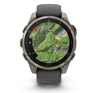 Ceas Garmin Fenix 8 Pro Amoled Sapphire Titan Grey Graphite Black 51mm - Img 6