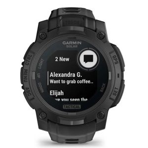 Ceas Garmin Instinct 3 Solar Tactical Black 45mm - echipament pentru pescuit - Fisela