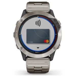 Ceas Garmin Quatix 6x Solar 51mm Titanium - Fisela