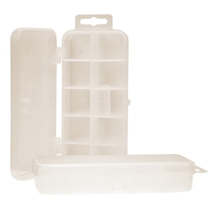 Cutie Carlige Pescuit 10 Compartimente W-001 13.3x6.2x2.5cm
