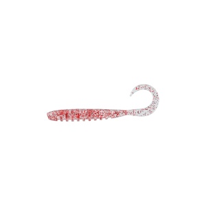 Grub Jackall Tide Curly Clear Red Flake 5cm 8buc