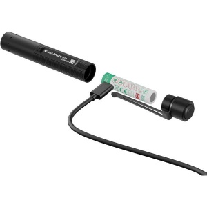 Lanterna Buzunar Led Lenser P2R Black Box 200Lumeni - vedere spate