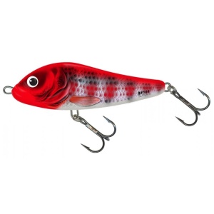 Salmo Slider Rattling SD8 HRS Holo Red Head Stripper 8cm 20g
