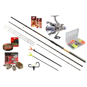Set Pescuit La Feeder Starfish Method Feeder 390