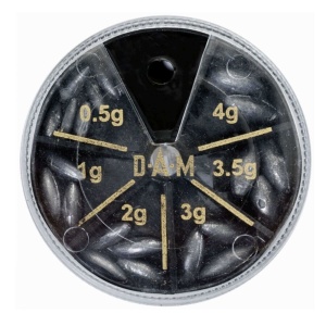 Set Plumbi Oliveta DAM 80g de la 0.5 la 4g