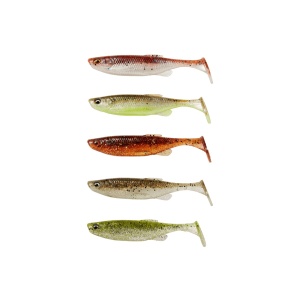 Shad Savage Gear Fat Minnow T-Tail Clearwater Mix 7.5cm 5buc