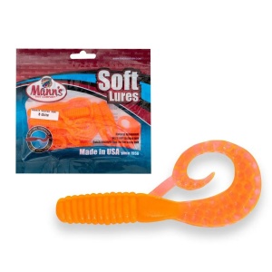 Twister Manns Mannipulator Grub 10.1cm Japanese Red 8buc - echipament pentru pescuit - Fisela