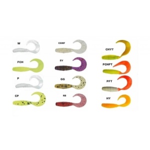 Twister Stiuca Manns CTG Alb 12.7cm 5buc - vedere secundara
