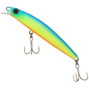 Vobler Illex Battle Minnow 80F Mat Chartreuse Blue 8cm 6.3g