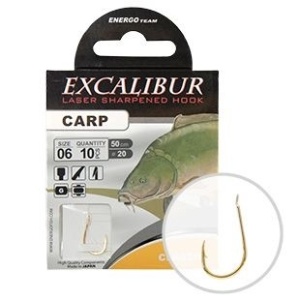 Carlige Legate Excalibur Carp Classic Gold 10buc