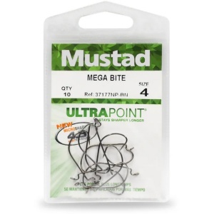 Carlige Offset Mustad Mega Bite Worm