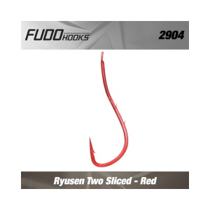 Carlige Spin Dublu Fudo Ryusen Red 2904 - Img 2