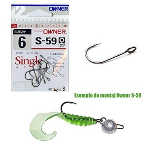 Carlig Owner Carlige Trailer Cultiva S-59 pentru pescuit - Fisela