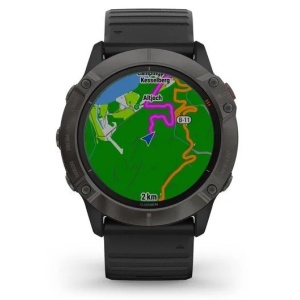 Ceas Garmin Fenix 6x Pro Solar Edition Carbon Black - Fisela