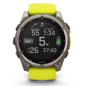 Ceas Garmin Fenix 8 Solar Sapphire Yellow Graphite 51mm EMEA