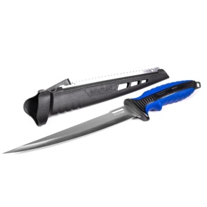 Cutit de Filetat Rigid Mustad Stiff Fillet 23cm cu Teaca - Fisela